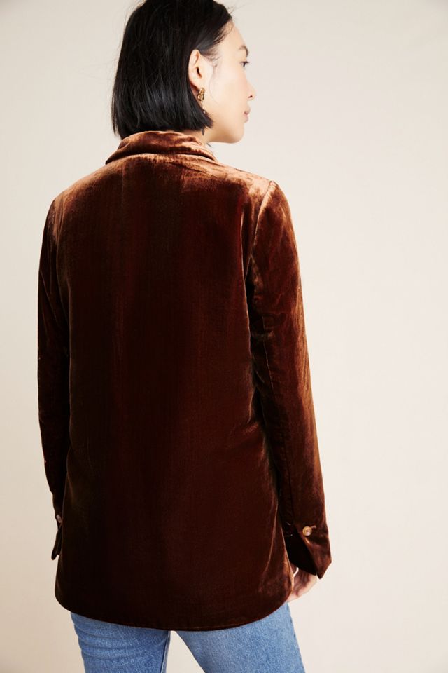 Alessia Velvet Blazer #1
