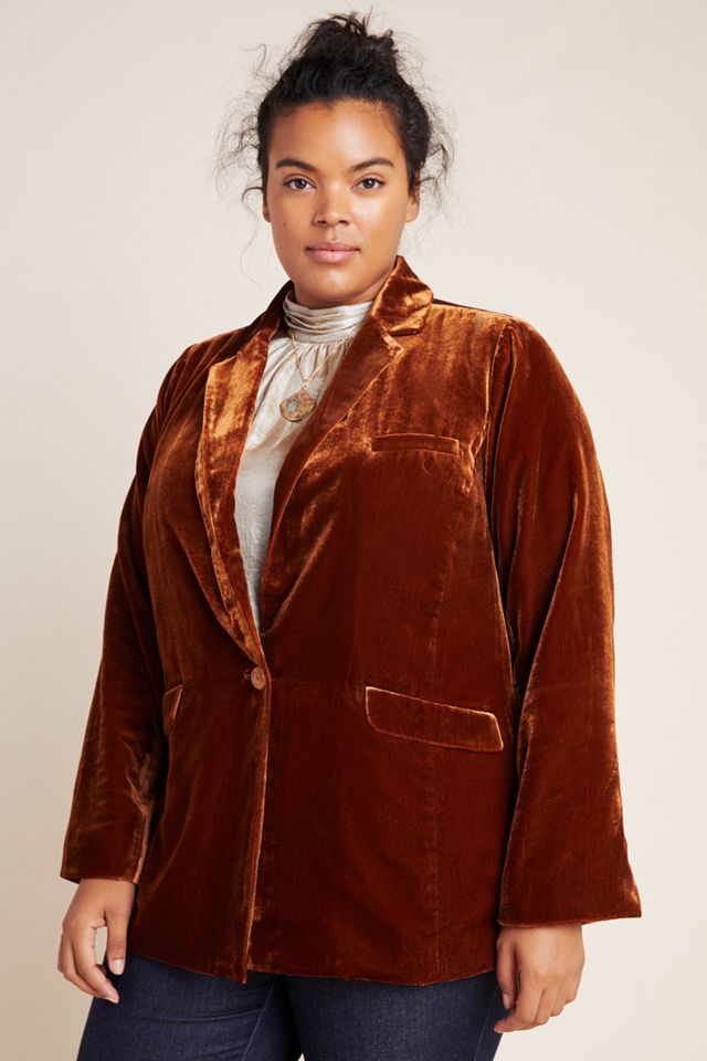 Alessia Velvet Plus Blazer #4
