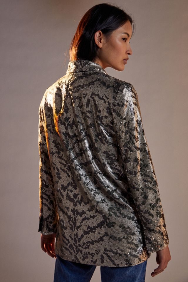 Jordyn Sequined Blazer #1