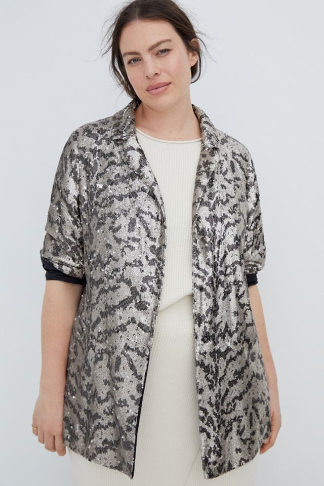Jordyn Sequined Blazer #6