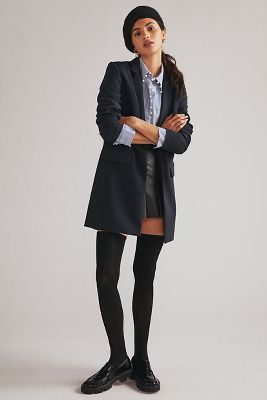 lightweight longline blazer