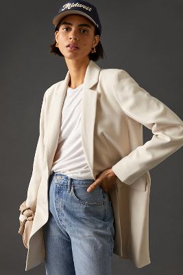 Maeve Longline Blazer | Anthropologie