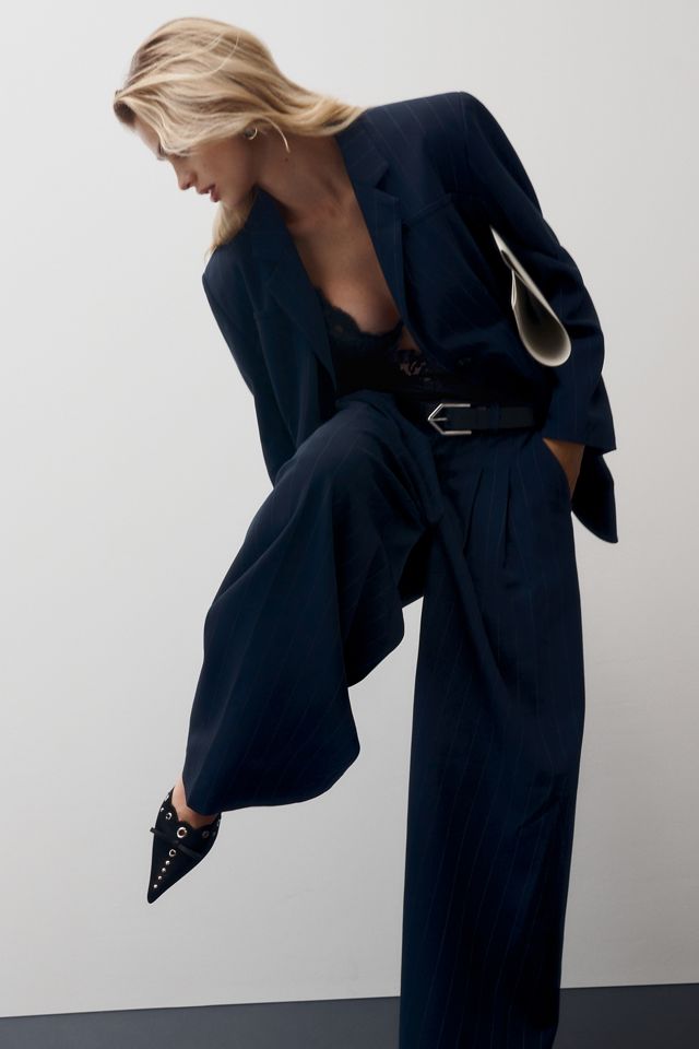 The Avery Belted Blazer by Maeve #1