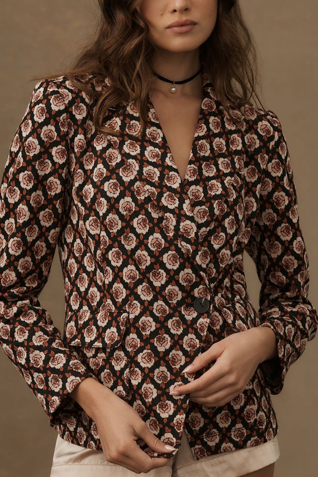 Maeve Rose Knit Collegiate Blazer #3