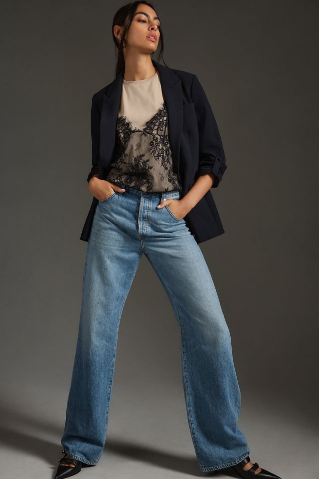 Maeve Roll-Sleeve Blazer #2