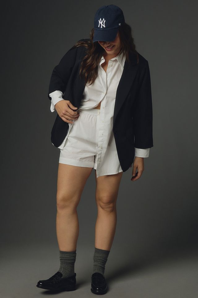 Maeve Roll-Sleeve Blazer #8