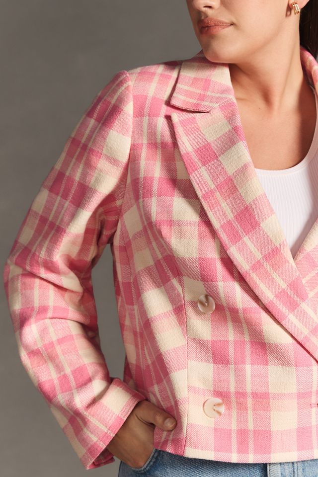 Maeve Cropped Double-Breasted Jacket #6
