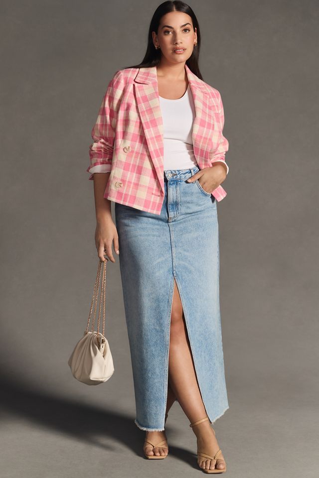 Maeve Cropped Double-Breasted Jacket #7