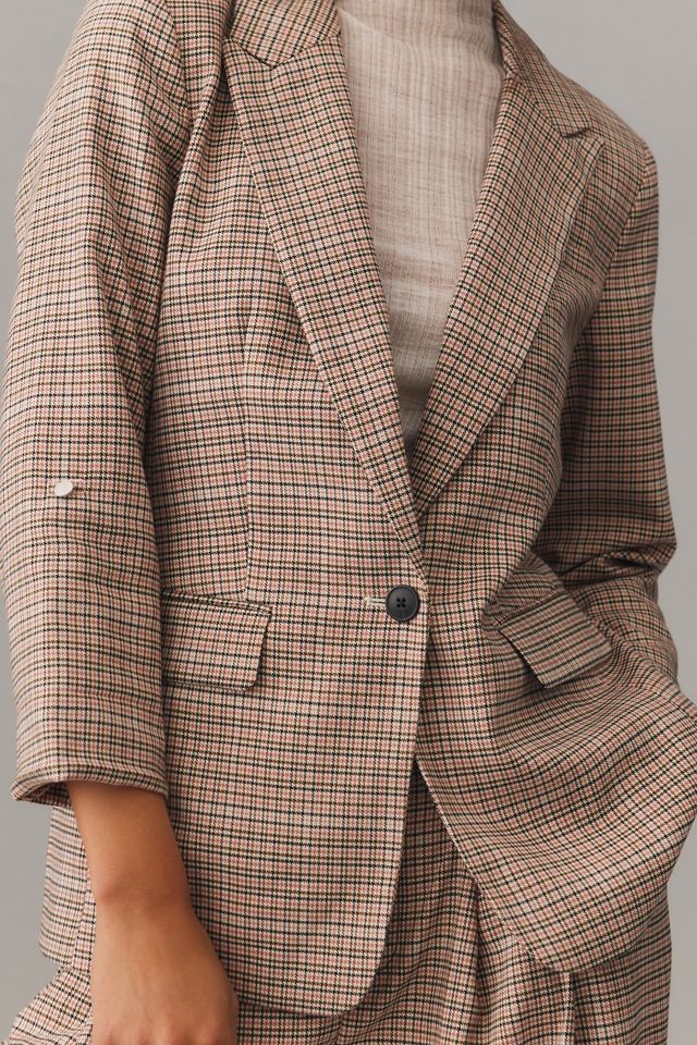 Maeve Roll-Sleeve Blazer #3
