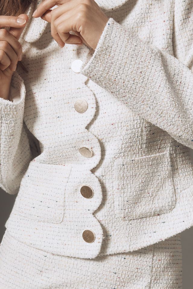Maeve Scallop Tweed Lady Jacket #1