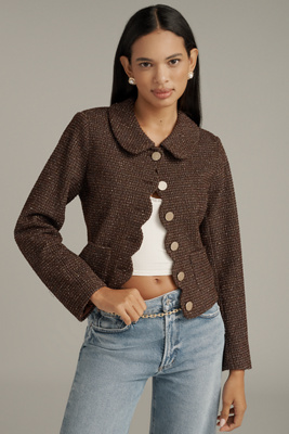 Scallop Tweed Lady Jacket