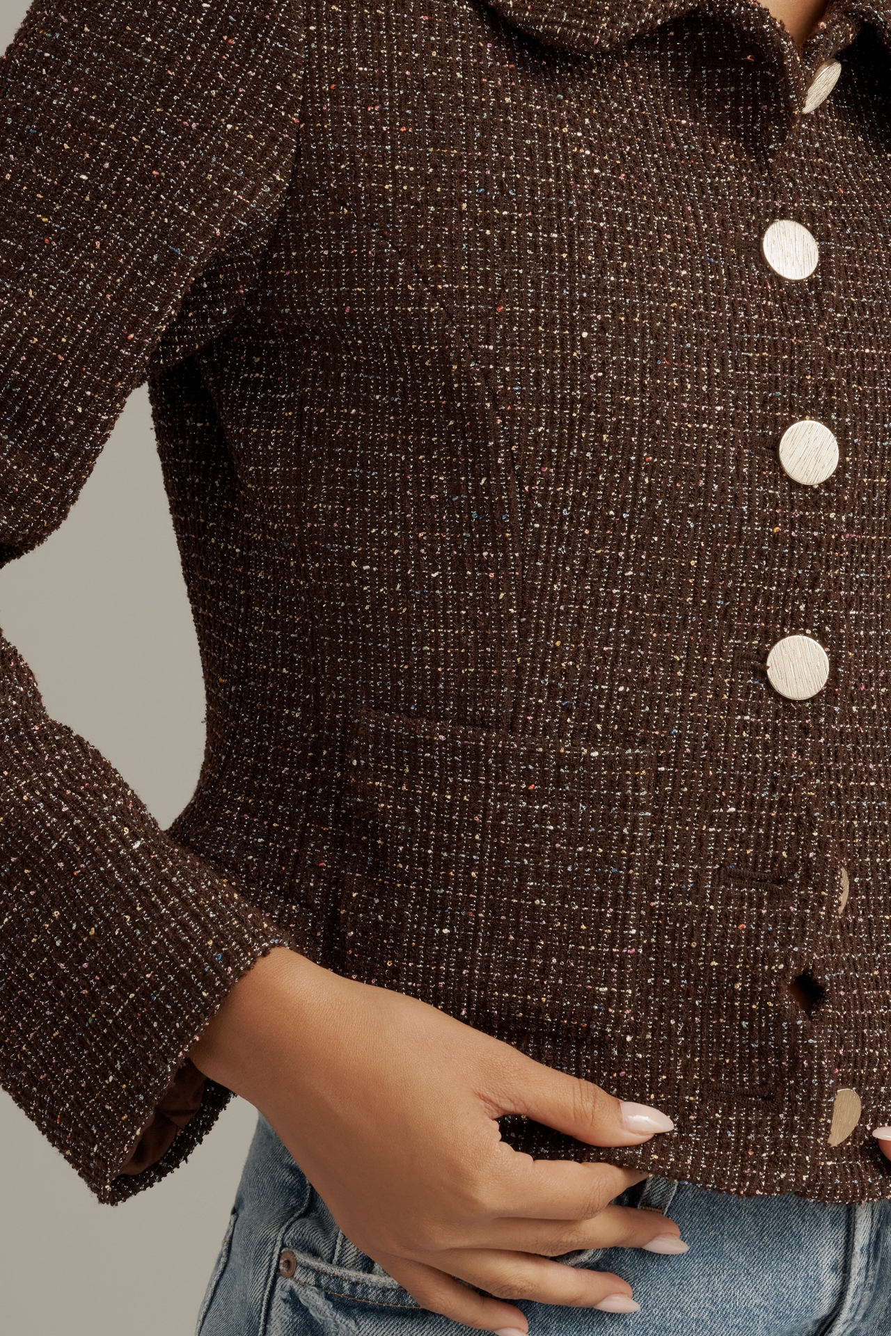 Maeve Scallop Tweed Lady Jacket