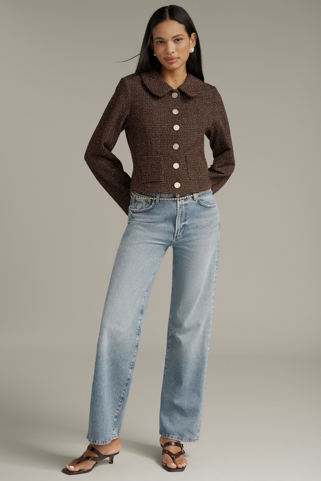 Maeve Scallop Tweed Lady Jacket