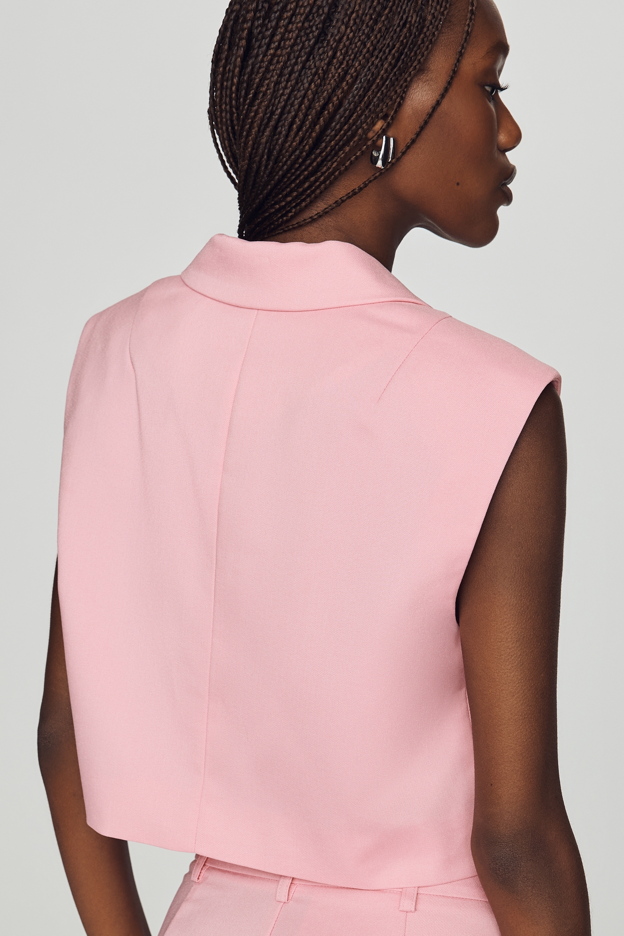 Maeve Tailored Crop Top