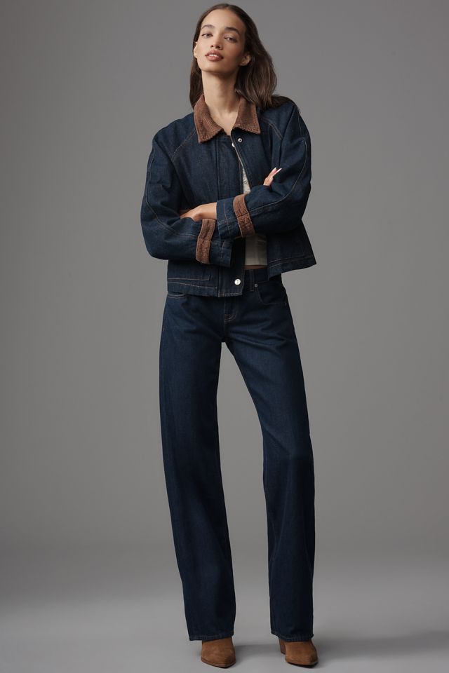 FRNCH Zola Denim Chore Jacket #1
