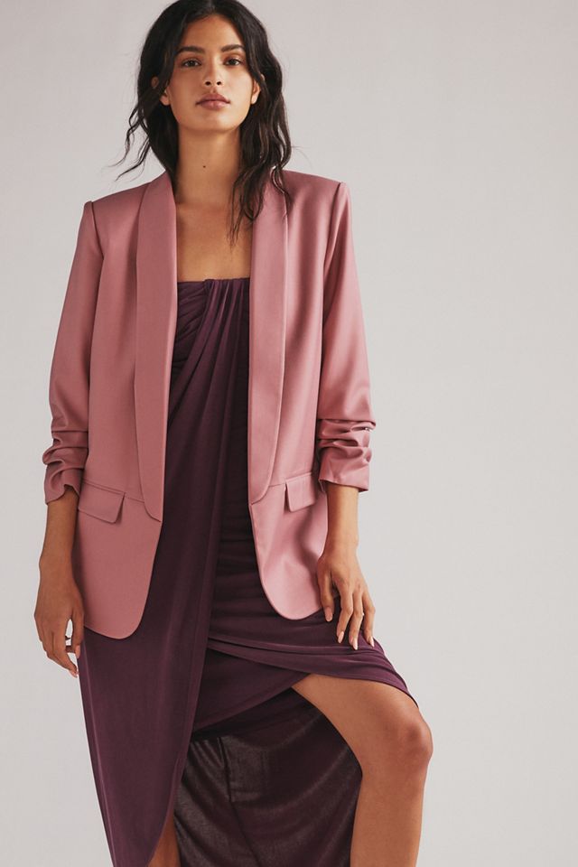 Cinch-Sleeved Blazer #1