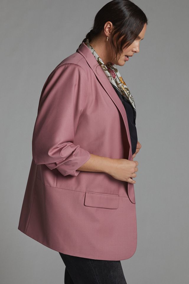 Cinch-Sleeved Blazer #6