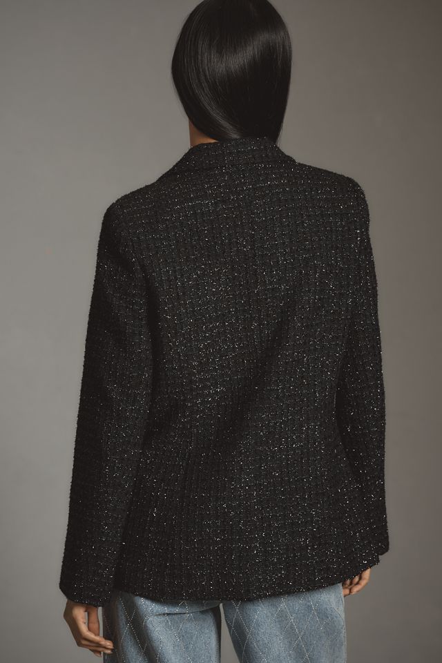 Mare Mare x Anthropologie Sparkle Tweed Blazer #3