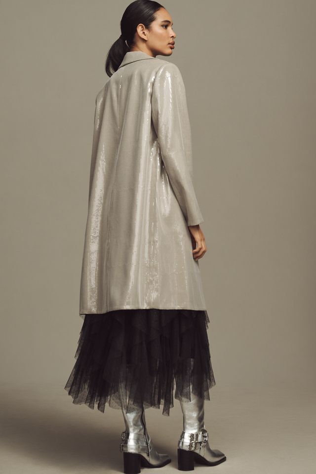 Mare Mare x Anthropologie Sequin Longline Jacket #1