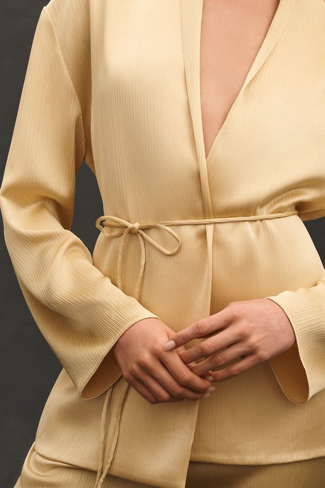 Anthropologie マーレ マーレ タイ プリーツ ブレザー Mare Mare Tie Plissé Blazer | Anthropologie