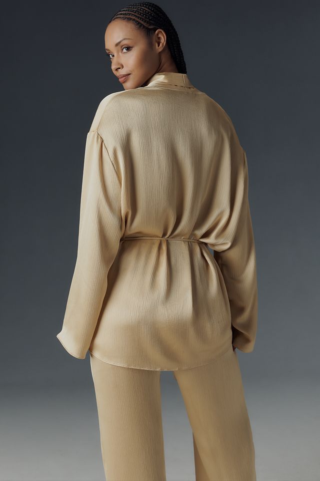 Mare Mare Tie Plissé Blazer | Anthropologie