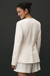 Mare Mare Plunge Peplum Blazer