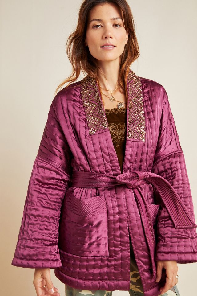 Anthropologie quilted outlet kimono