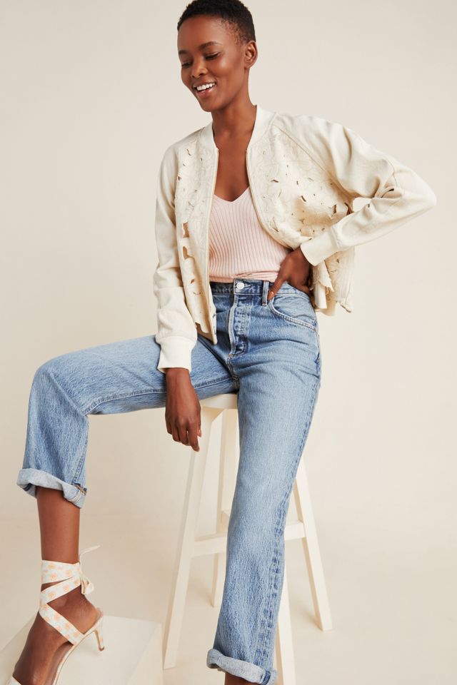 Anthropologie shop embroidered jacket