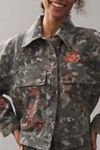 Pilcro Embroidered Utility Jacket