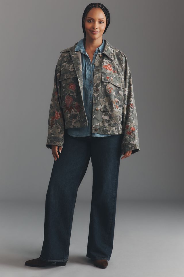 Pilcro Embroidered Utility Jacket #5