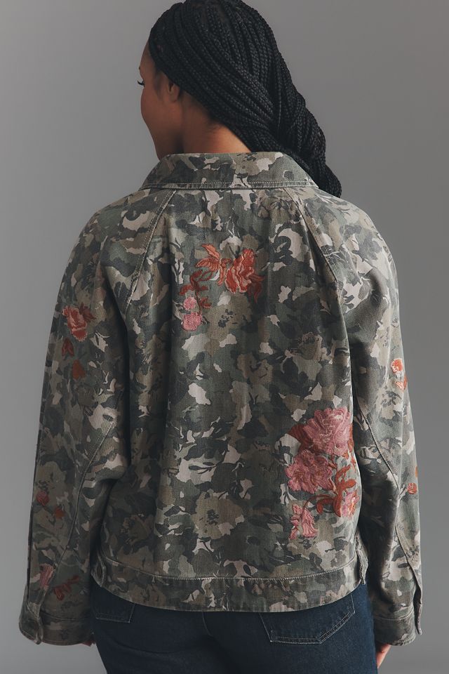 Pilcro Embroidered Utility Jacket #6