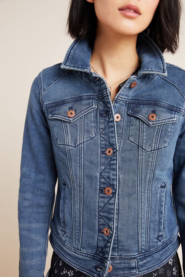 Anthropologie denim cheap jacket