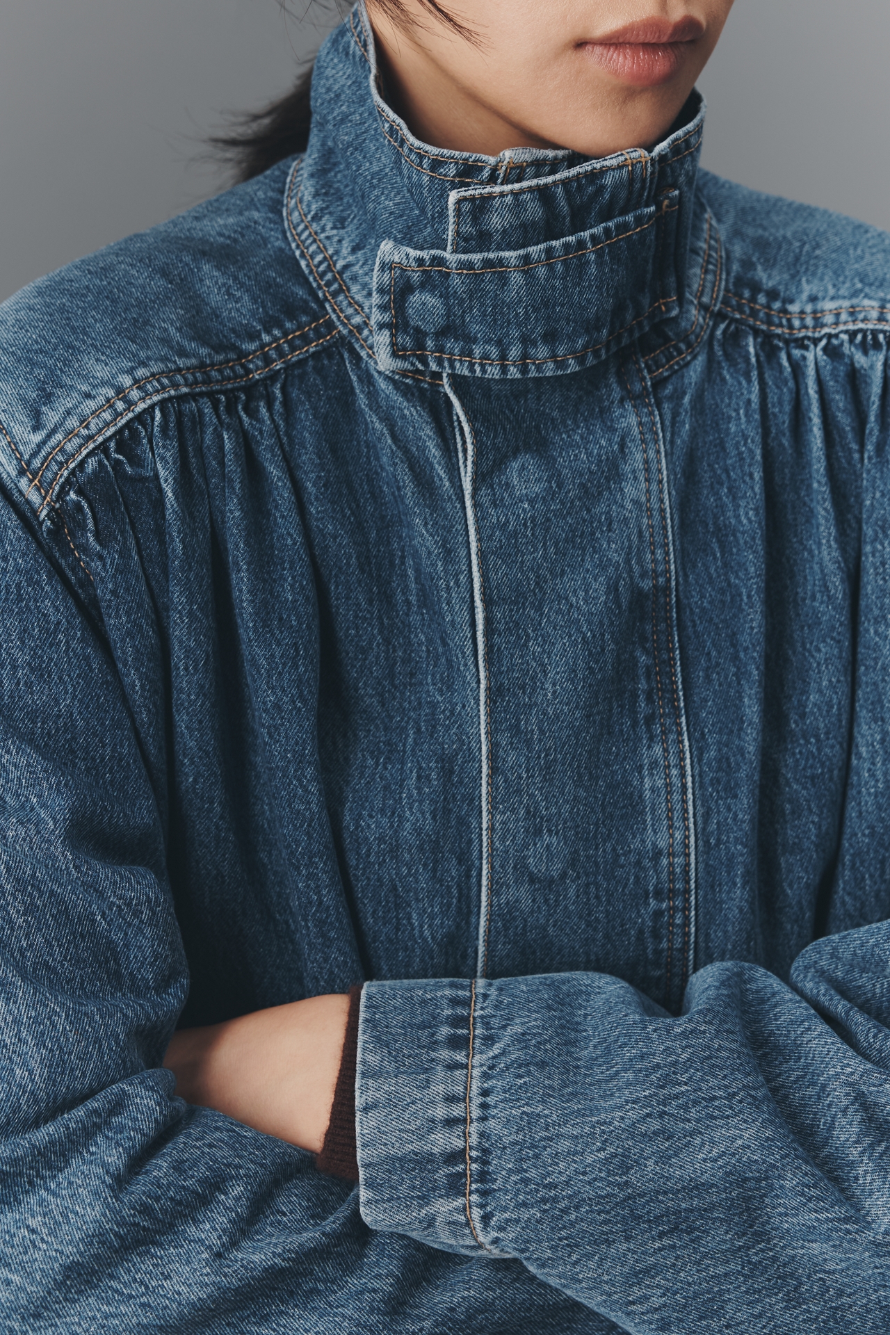 Etica Sonora Bohemian Denim Barn Jacket