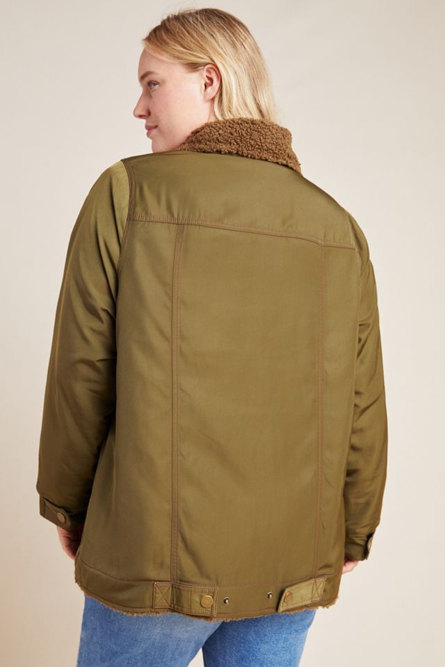 Sherpa-Lined Parka Jacket | Anthropologie