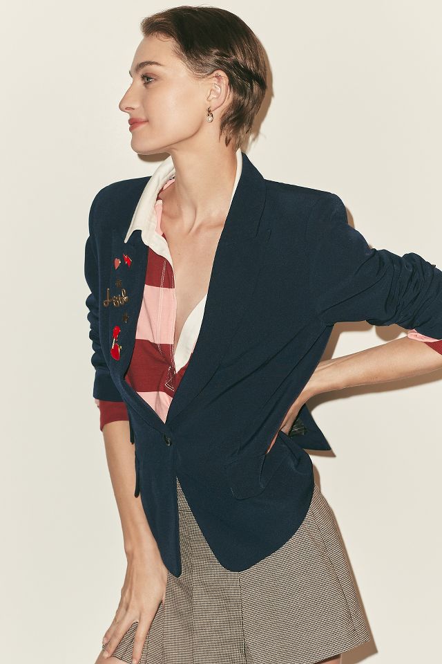 Anthropologie blazer hotsell