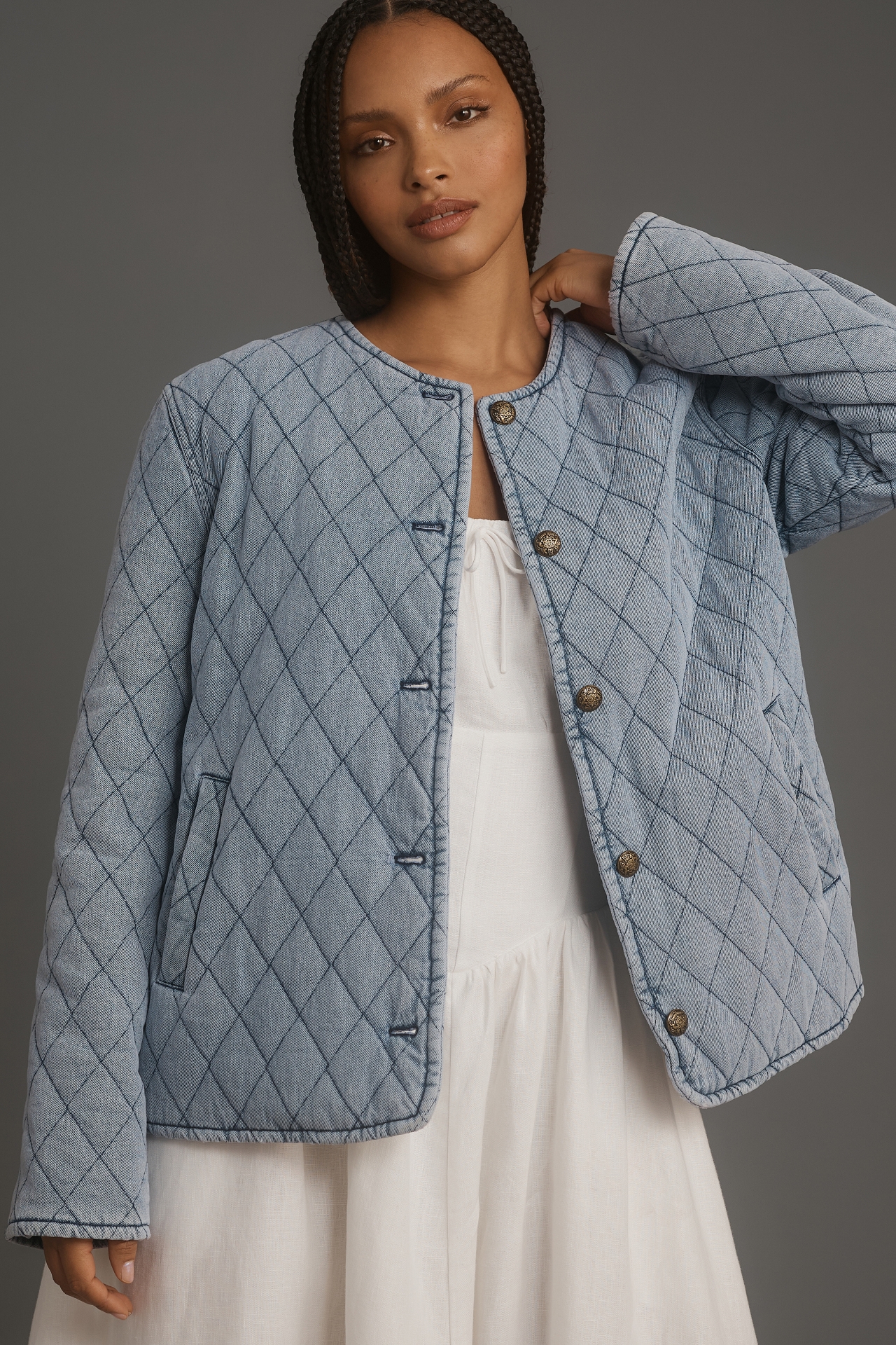 By Anthropologie Quilted Jacket