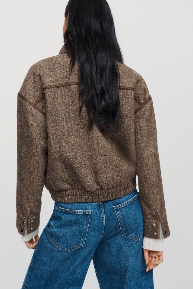 Central Park West Heritage Funnel Neck Jacket #4