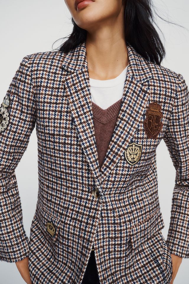 By Anthropologie Heritage Patchwork Blazer #2