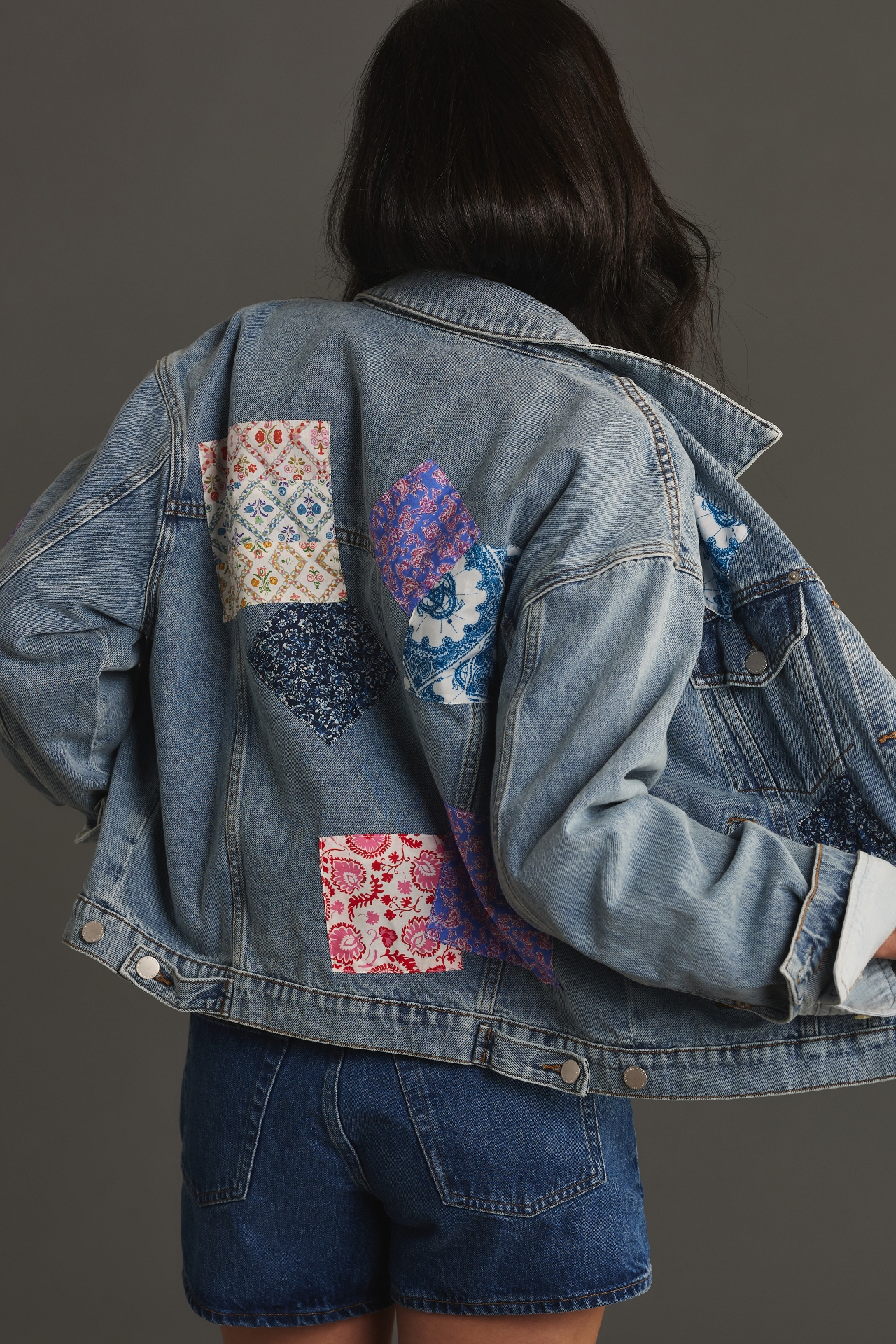 Dear John Patchwork Denim Trucker Jacket