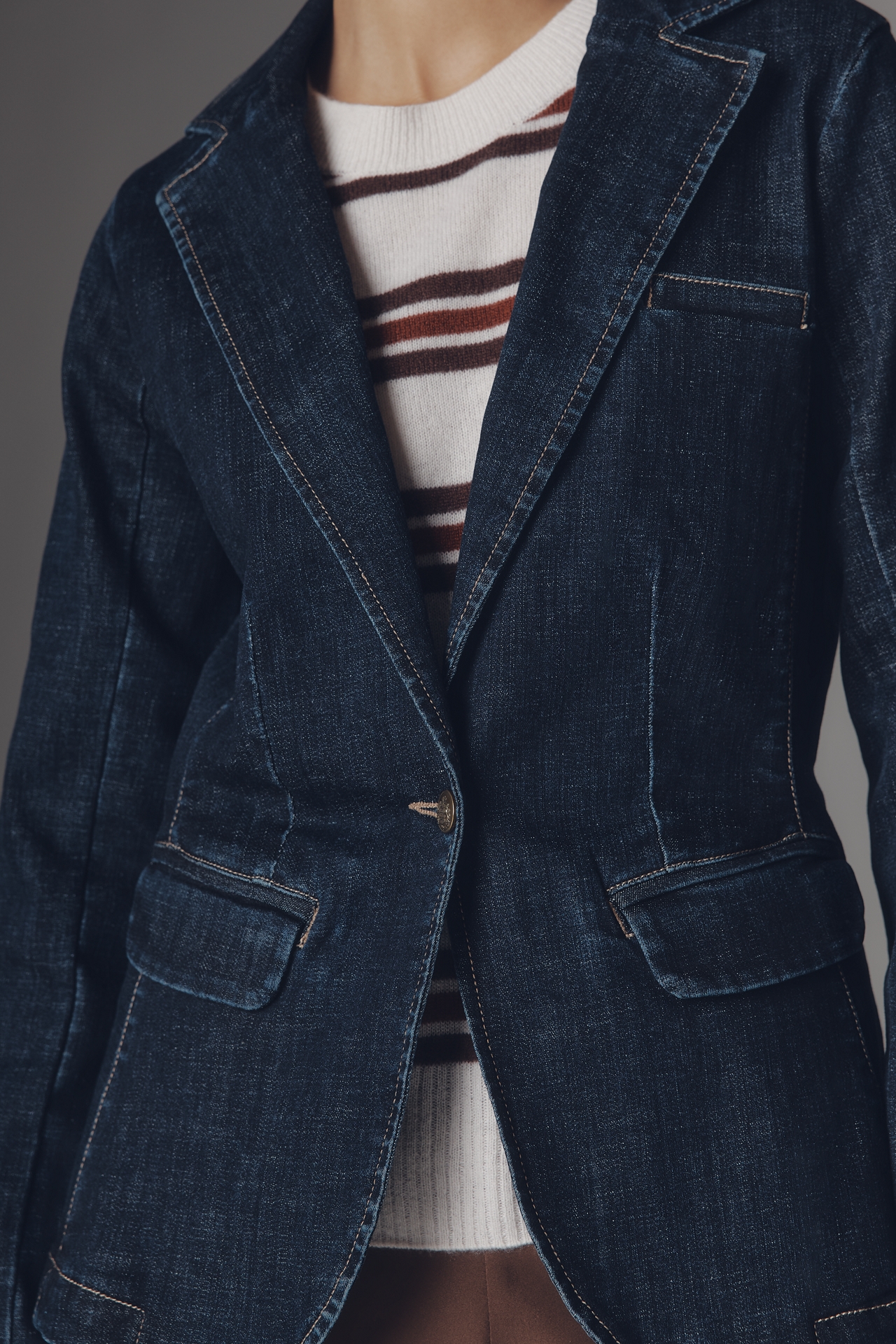 Dear John Minah Denim Blazer