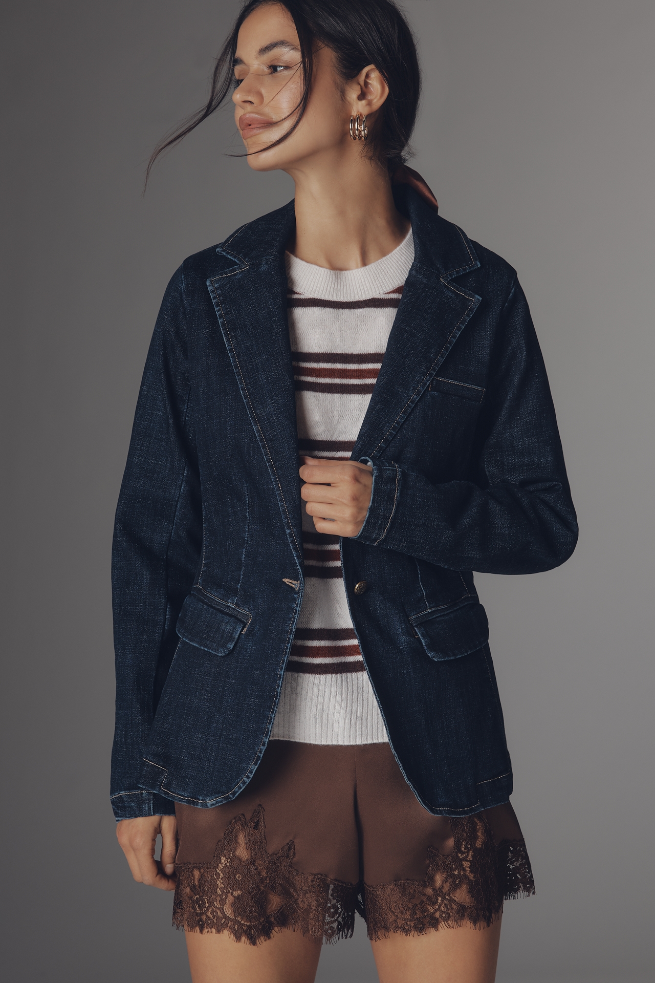 Dear John Minah Denim Blazer