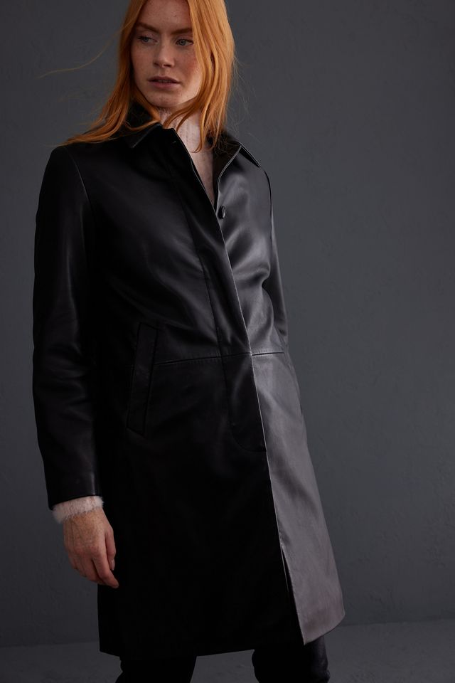 Manteau de voiture en cuir #4