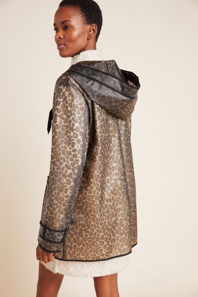 Sanctuary Semi-Sheer Leopard Raincoat #1