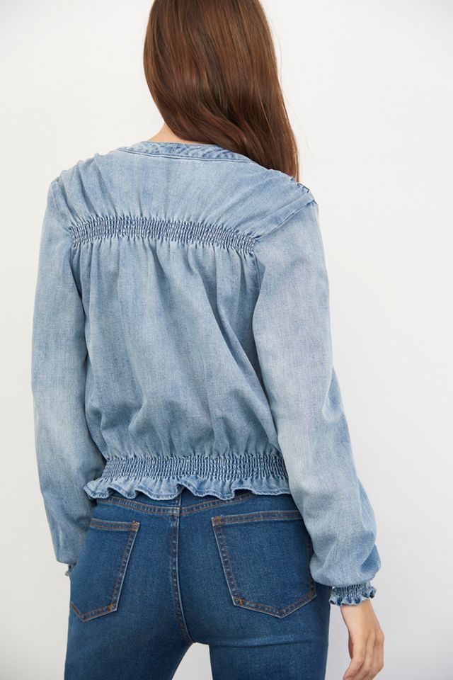 Sanctuary Jolie Cinched Denim Jacket #1