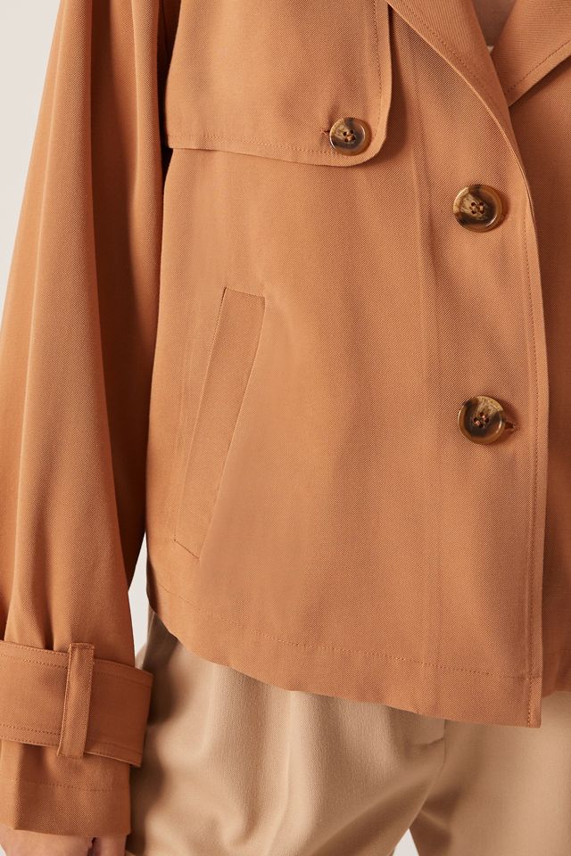 Sanctuary Cropped Trench Coat #1