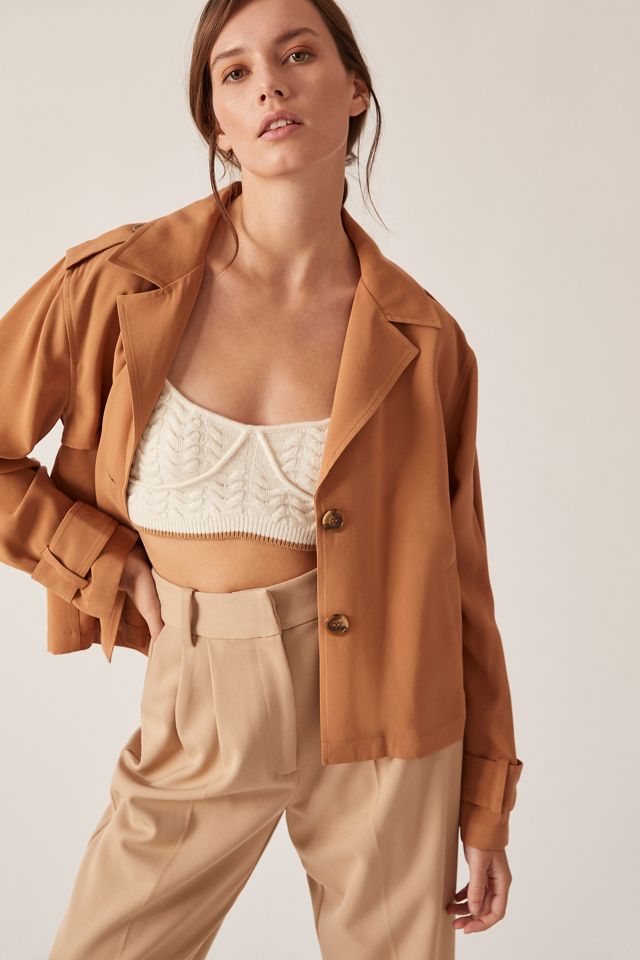 Sanctuary Cropped Trench Coat #2