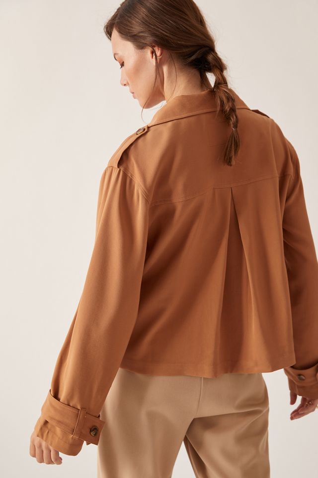 Sanctuary Cropped Trench Coat #3