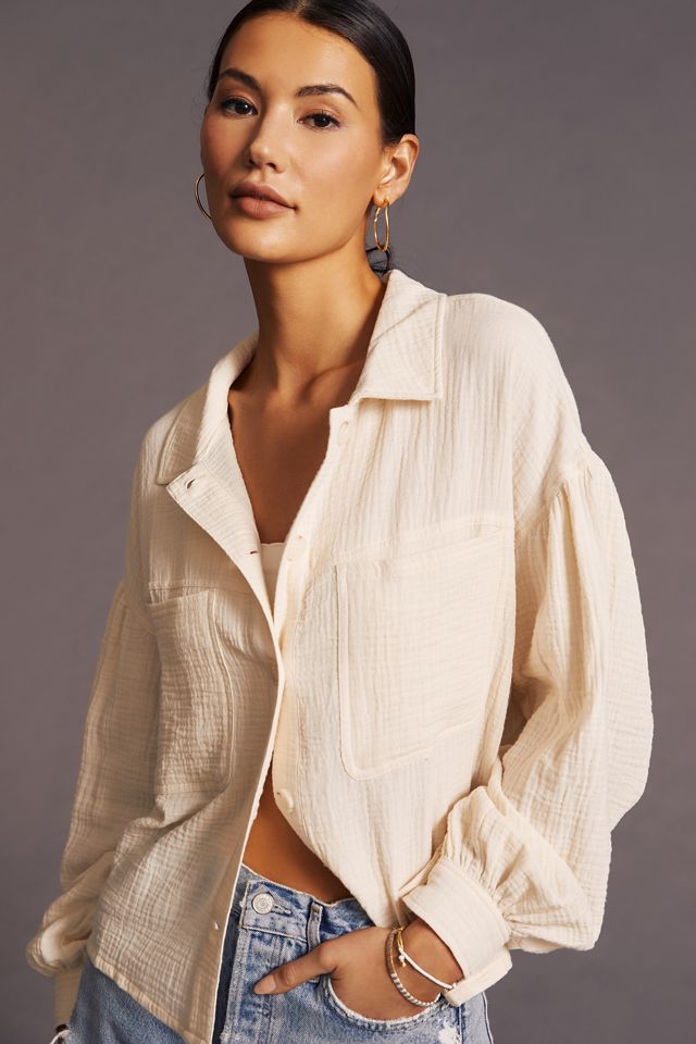 Sanctuary Kiera Gauze Shirt Jacket #2