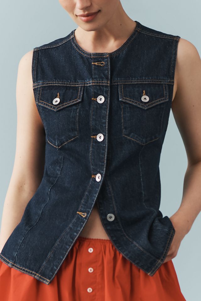 Sanctuary Maritime Denim Vest #1