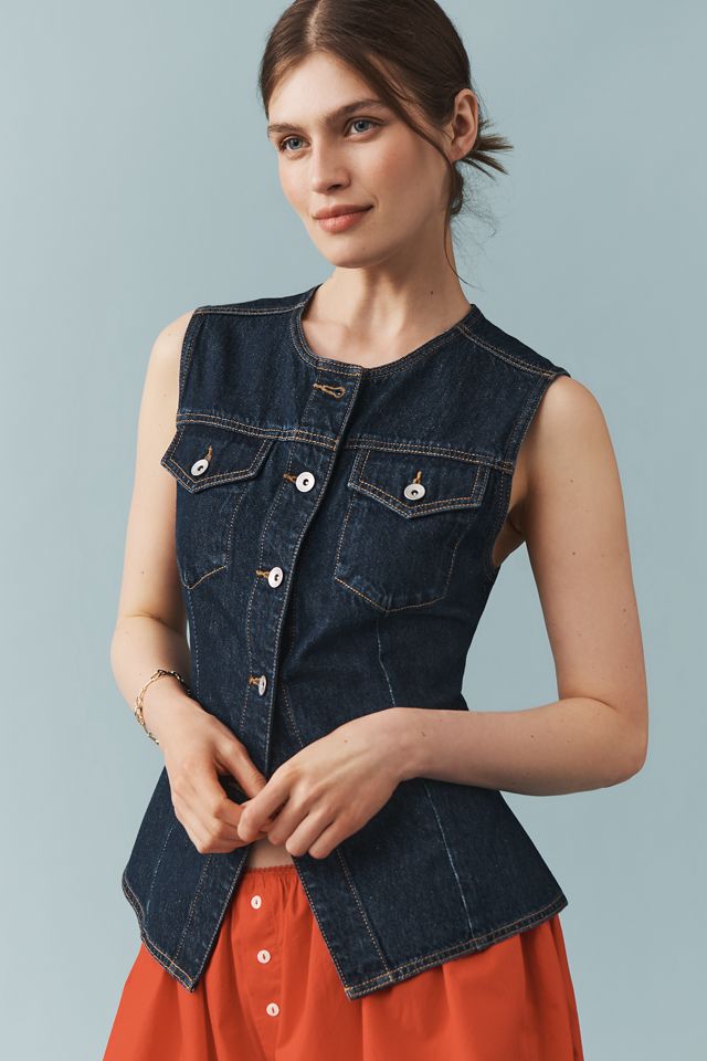 Sanctuary Maritime Denim Vest #3